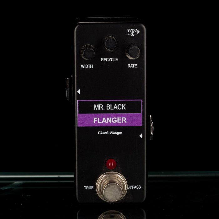 flanger mini pedal Used Mr. Black Mini Flanger Guitar Effect Pedal With Box — Truetone Music