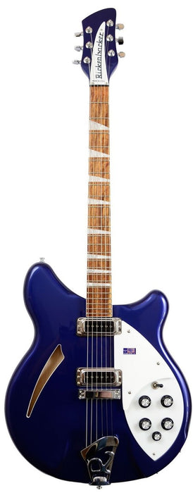 Rickenbacker 360 Midnight Blue Semi Hollow Guitar With OHSC