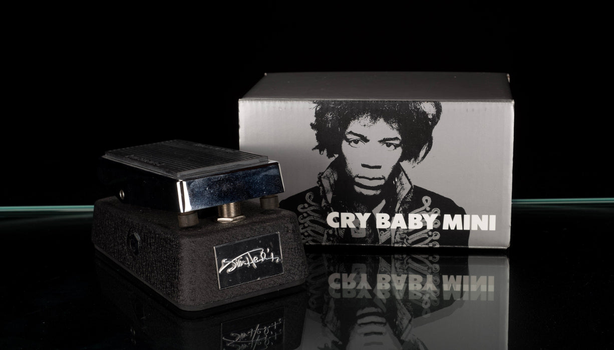 dunlop jimi hendrix wah pedal Used Dunlop JHM9 Jimi Hendrix Cry Baby Mini Wah Pedal with Box — Truetone Music