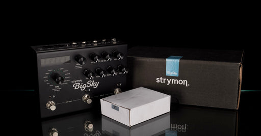 Used Strymon BigSky Reverb Midnight Edition with Box & Power Supply