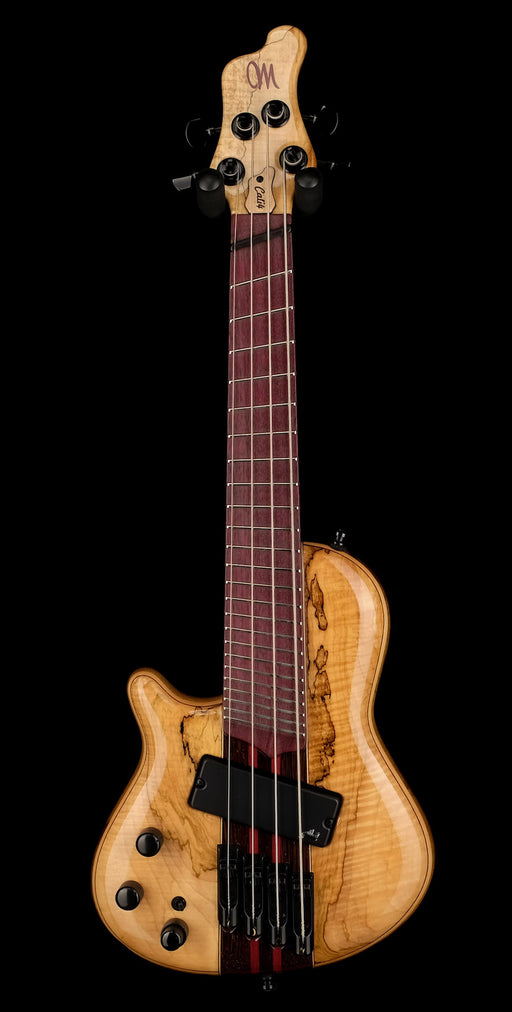 Mayones Cali4 VF Bass Left Handed Spalted Maple Top/Black Limba Back Wenge/Purpleheart Neck