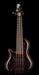 Mayones Cali4 Bass Left Handed Trans Purple 3A Quilted Maple Top/Black Limba Body Wenge/Padouk Neck