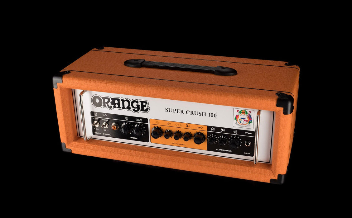 Used Orange Crush Super 100 Orange Guitar Amp Head