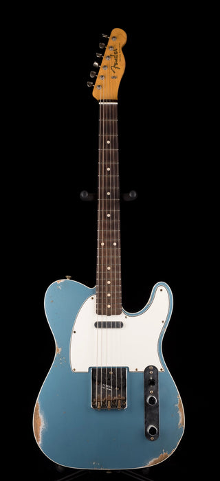 Pre Owned 1960 Fender Custom Shop Telecaster Custom Relic Blue Agave With OHSC