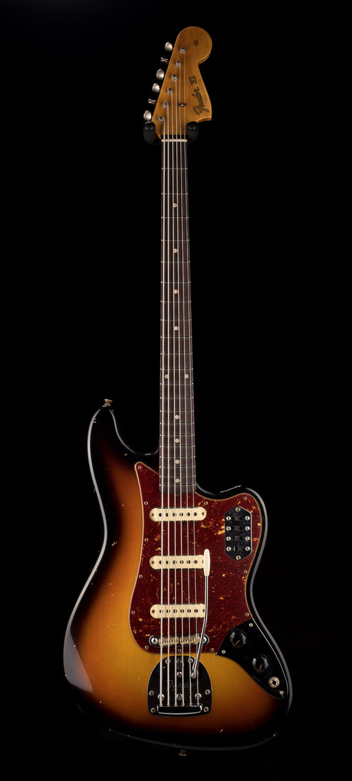 Fender Custom Shop 60's Bass VI Journeyman Relic Wide Fade 3-Tone Sunburst With Case