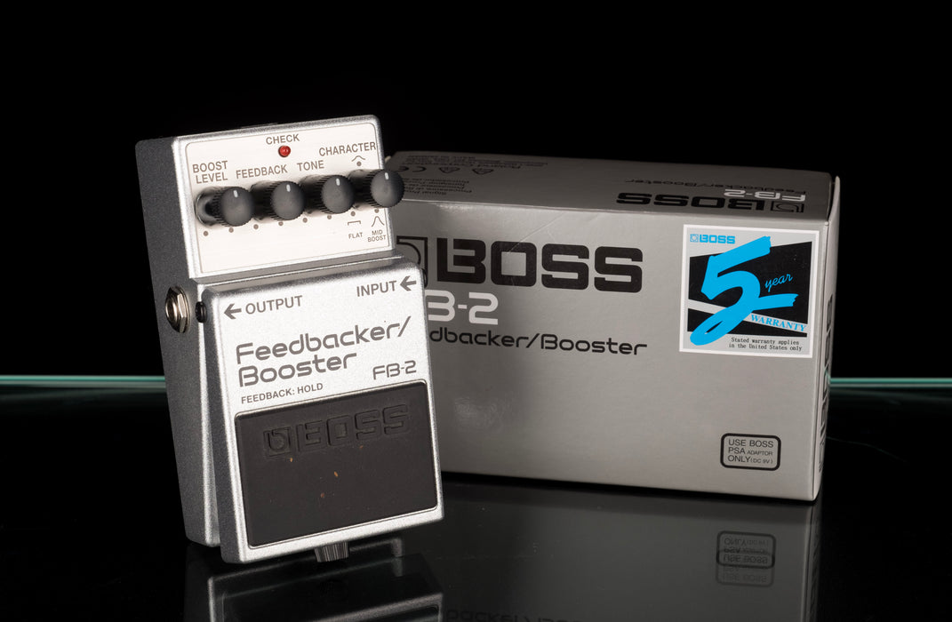 boss pedal box Used Boss FB-2 Feedback/Booster Pedal With Box — Truetone Music