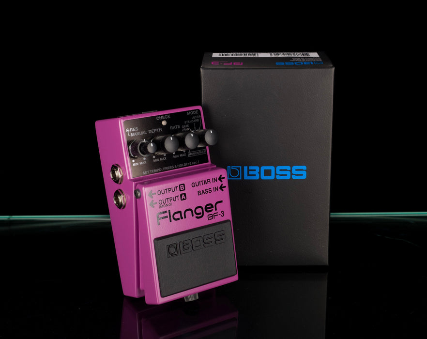 boss flanger pedal Used Boss BF-3 Flanger Pedal With Box — Truetone Music