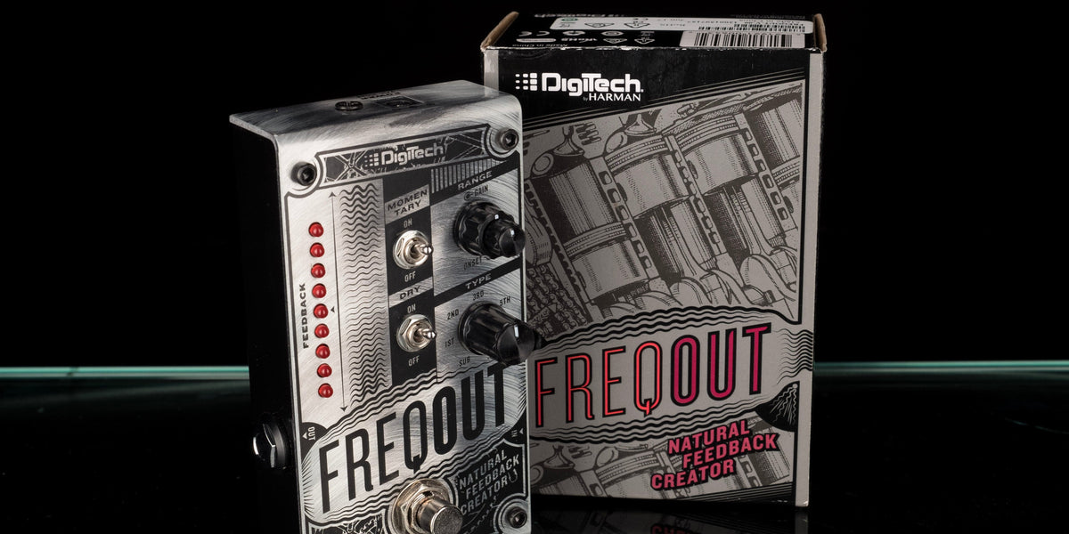 digitech freqout pedal Used Digitech FreqOut Frequency Dynamic Feedback Generator Pedal With —  Truetone Music
