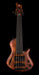 Mayones Cali4 Fretless Bass 17.5" Scale Swamp Ash Semi Hollow Body Spruce Top Antique Brown Matt Finish w Case