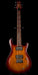 Lueez Double-Cut Carved Top HH Birdseye Maple Sunburst Electric Guitar With Soft Case