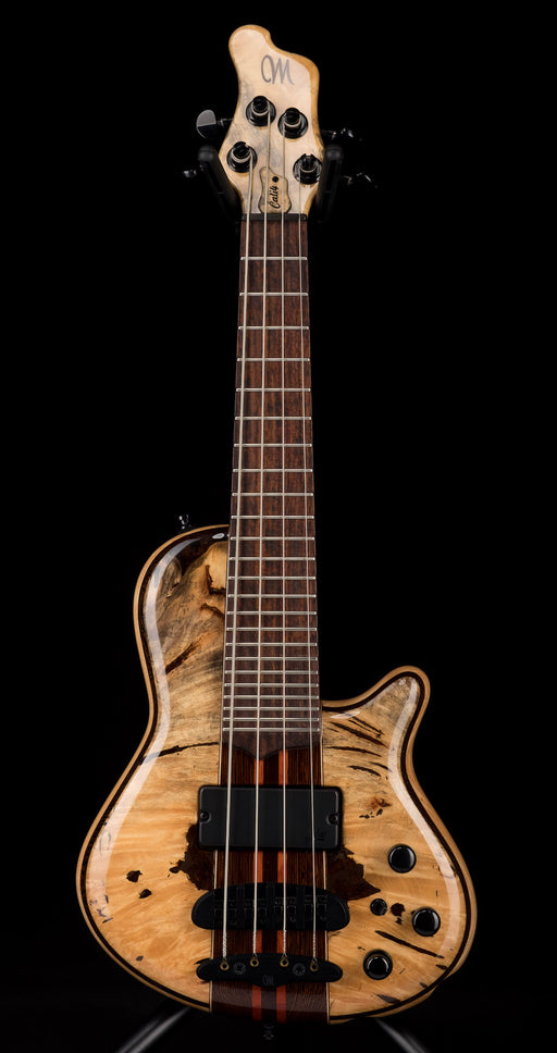 Mayones Cali4 Bass Mahogany Body Burl Maple Top Macassar Ebony Board 5pc Wenge Neck Sunburst Gloss Cali 4