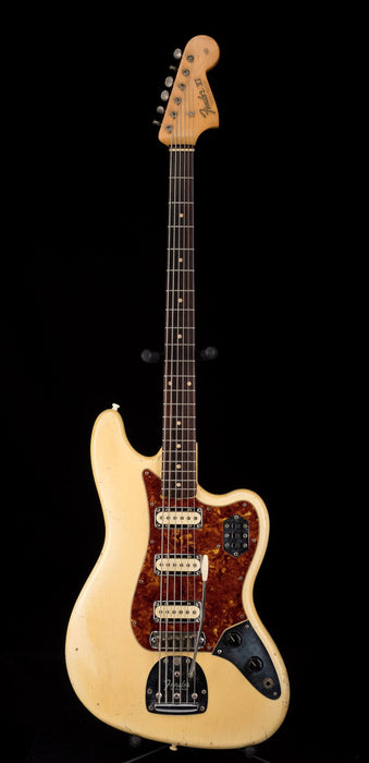 Vintage 1961 Fender Bass VI White Owned by Ry Cooder