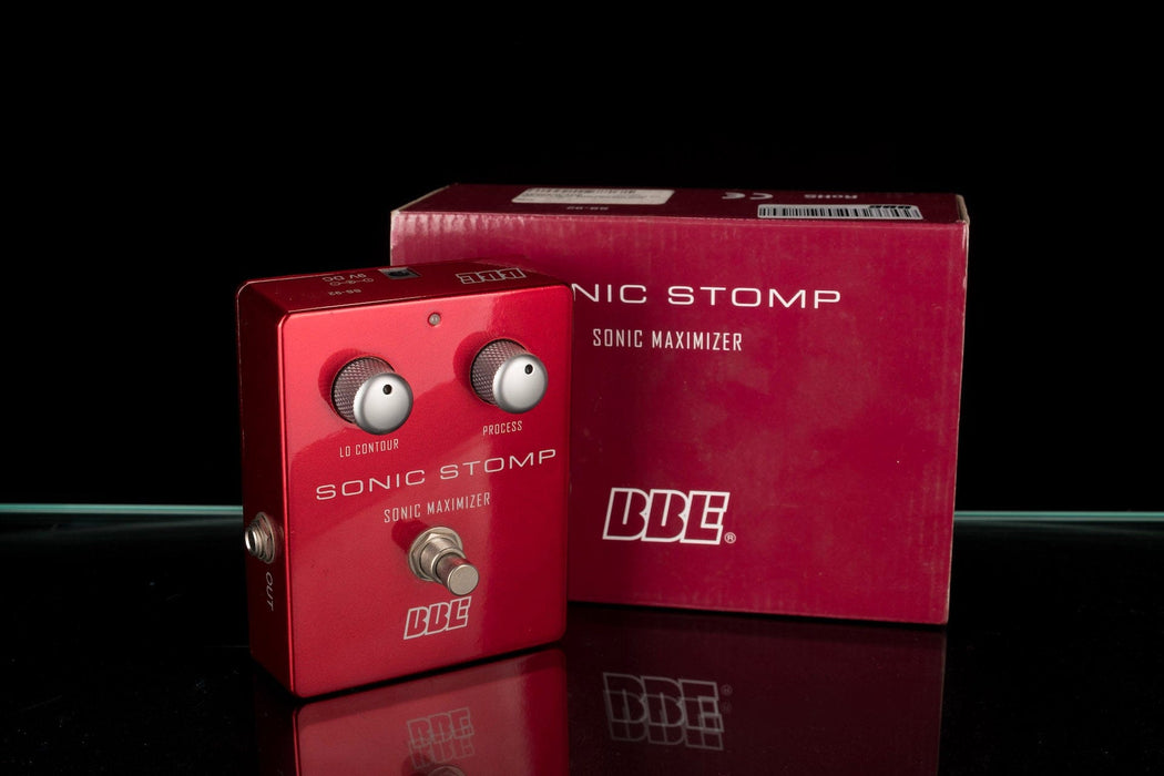 bbe sonic stomp sonic maximizer pedal Used BBE Sonic Stomp Sonic Maximizer Pedal With Box — Truetone Music