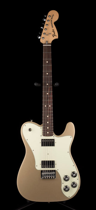 Used Chris Shiflett Telecaster Deluxe Shoreline Gold with OHSC