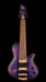 Mayones Cali4 Bass Black Limba Body Spruce Top Trans Purple