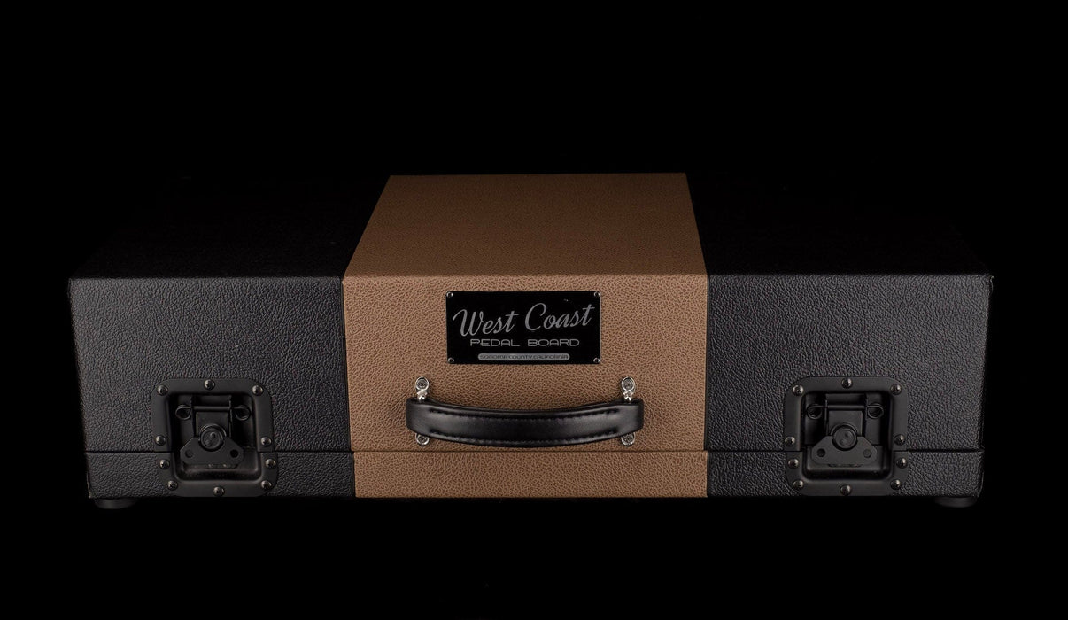 pedal board with hard case Used West Coast Pedal Board with Case — Truetone Music