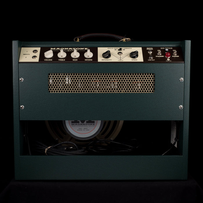 Magnatone Special Edition Twilighter Mono Dark Green with Wheat Grill Guitar Amp Combo