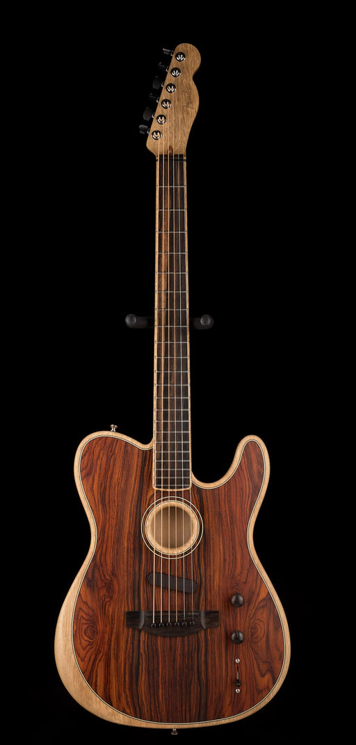 Pre Owned Fender Limited Edition Exotic Acoustasonic Telecaster Cocobolo With OHSC - Colin Hay Gear