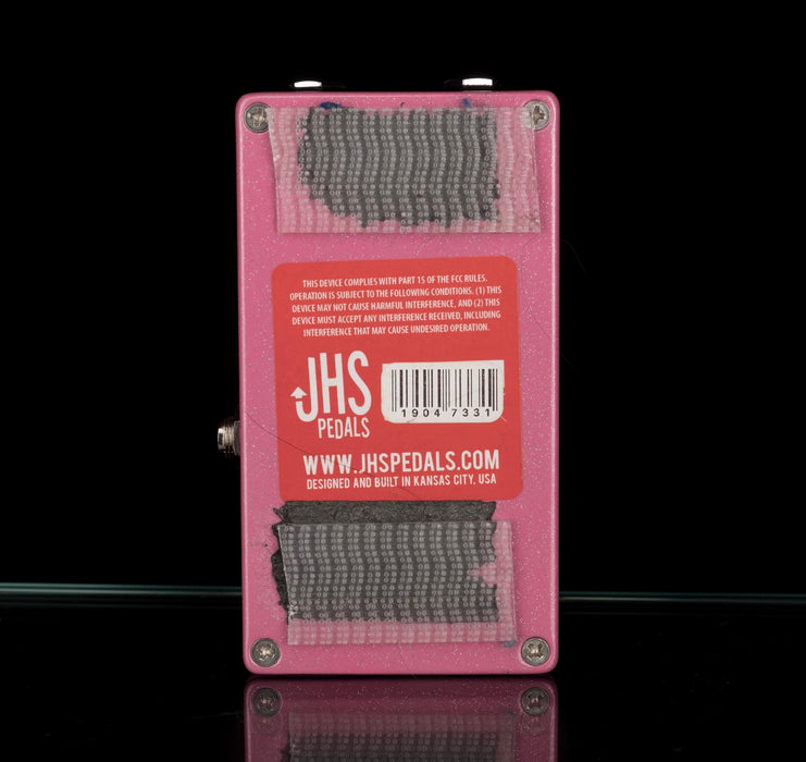 Used JHS Lucky Cat Delay Pink Guitar Effect Pedal With Box
