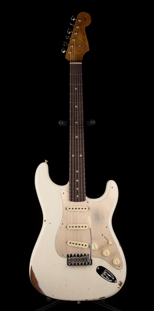 Fender Custom Shop Roasted 1960 Stratocaster Relic Birdseye Maple Aged Olympic White