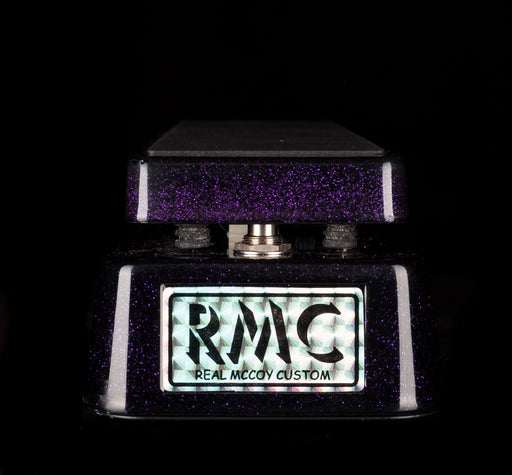 Real McCoy Custom RMC4 Picture Wah Guitar Wah-Wah Effect Pedal Limited Edition Purple Metal Flake