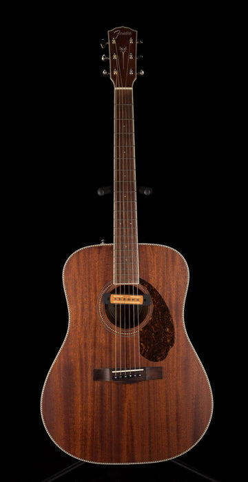 Used Fender Parmaount PM-1 Dreadnought All Mahogany with Mesquire Humbucking Pickup with Gig Bag