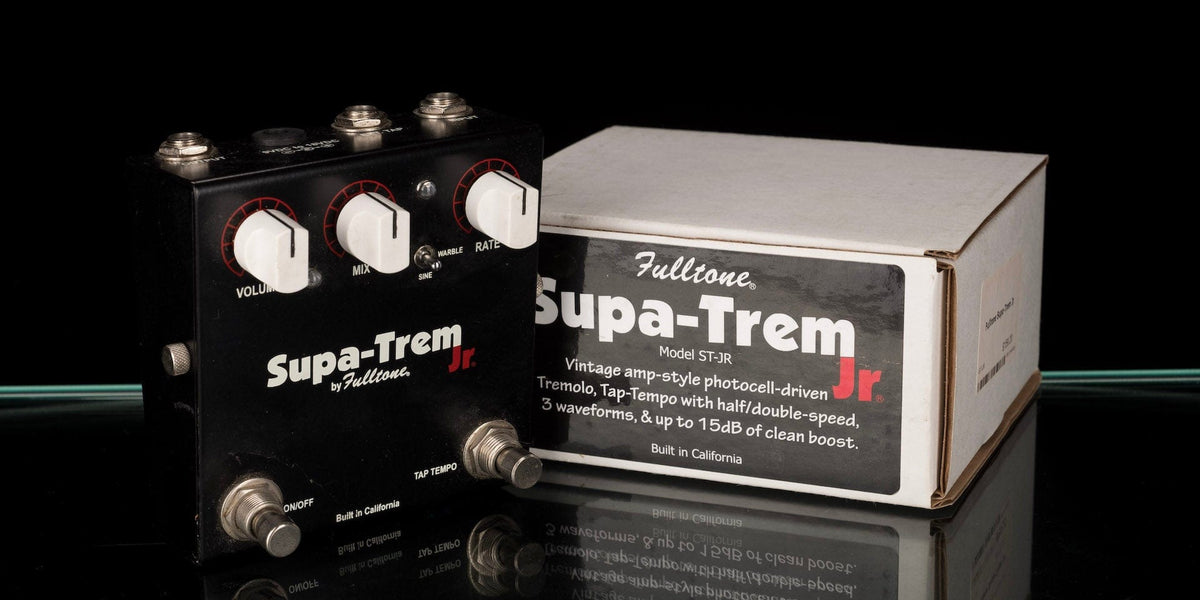 Used Fulltone Supa-Trem Jr. Tremolo with Box — Truetone Music Used Fulltone Supa-Trem Jr. Tremolo with Box — Truetone Music