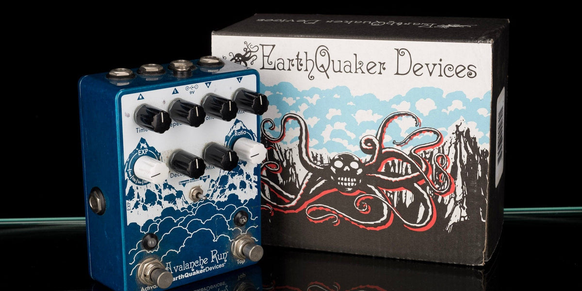 Used EarthQuaker Devices Avalanche Run Stereo Reverb/Delay with Tap Te —  Truetone Music
