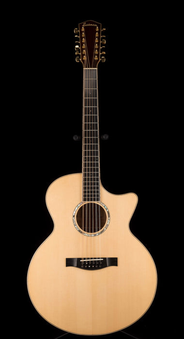 Pre Owned 2013 Eastman AC630CE-12 Natural 12-String With HSC - Jeffrey Foskett Collection