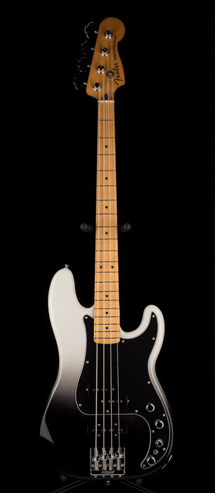 Used Fender Player Plus Active Precision Bass Silver Smoke with Gig Bag