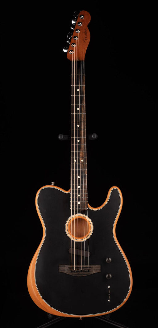 Used Fender American Acoustasonic Telecaster Black with Gig Bag