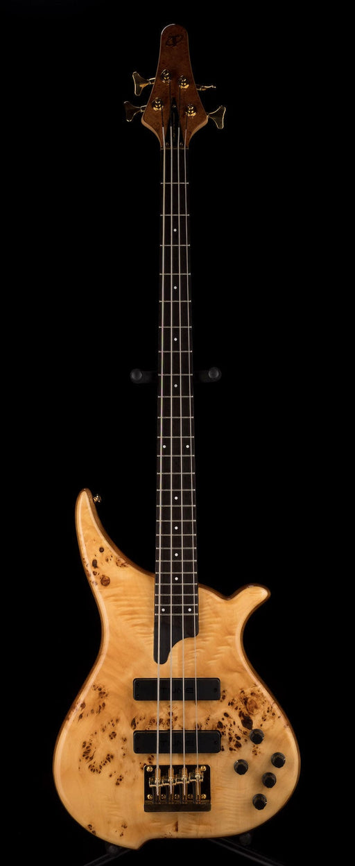Pre Owned Tune TWB43-BR Electric Bass Burl Top Natural With OHSC