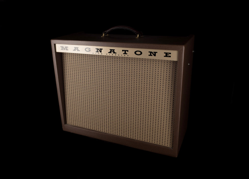 Pre Owned Magnatone Varsity Reverb Brown Guitar Amp Combo