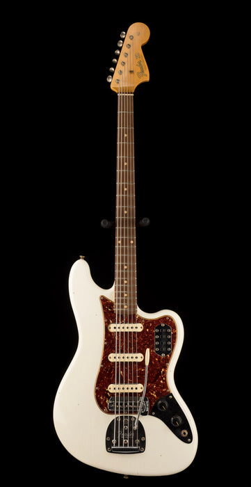 Used '20 Fender Custom Shop Bass VI Journeyman Relic Aged Olympic White w/ OHSC