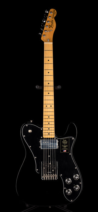 Fender Limited Edition American Vintage II 1977 Black Telecaster Custom With Case