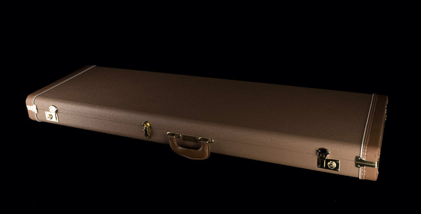 Used Fender Custom Shop G&G USA Center Pocket Bass Case Vintage Brown with Gold Interior