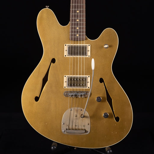 Used TMG Guitars Semi-Hollow Offset Gold Relic with Trem