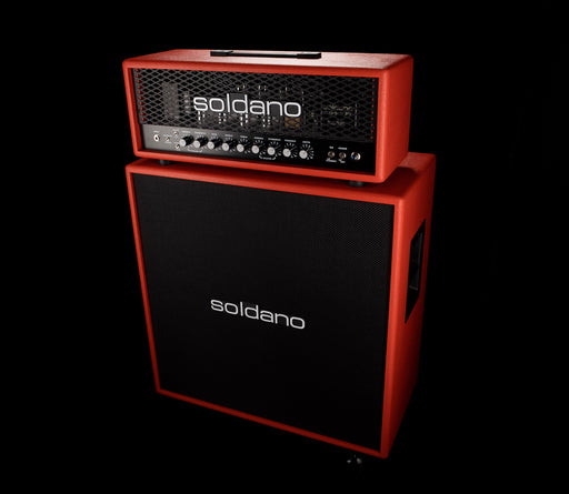 Soldano 4x12" Straight Custom Guitar Amp Cab Red Bronco