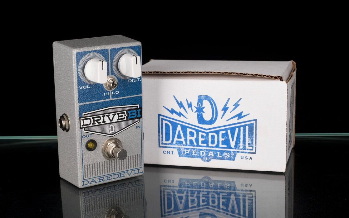Used Daredevil Pedals Drive-Bi Dual Gain Distortion Pedal With Box
