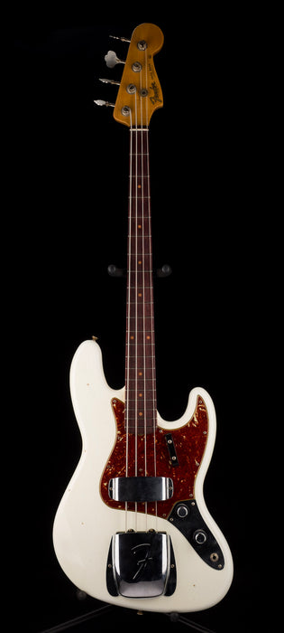 Pre Owned 2018 Fender Custom Shop '60 Jazz Bass Journeyman Olympic White With OHSC