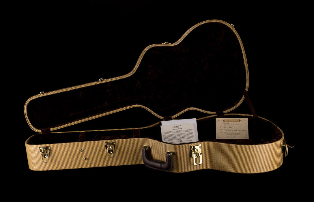 Pre Owned Boucher J.P. Cormier 000-12 Fret (12FTB) Natural Acoustic Electric With OHSC