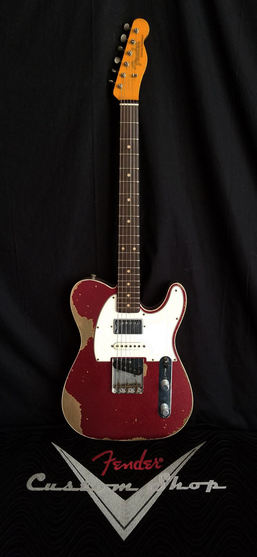 Fender Custom Shop '60s Heavy Relic Nashville Telecaster Custom SSH with Rosewood Fretboard Red Sparkle