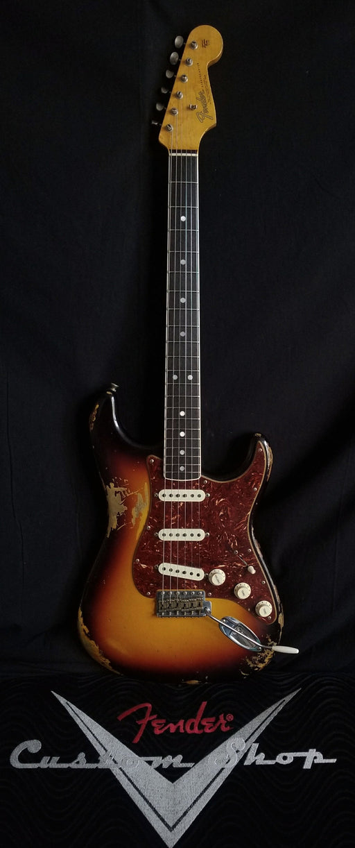 Fender Custom Shop Limited Edition 60's Bound Neck Stratocaster Heavy Relic Rosewood 3-Tone Sunburst