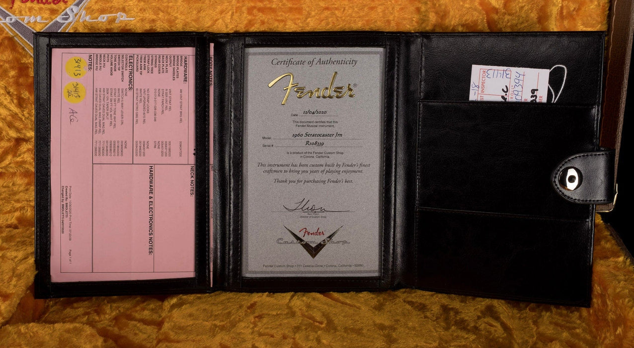 Used Fender Custom Shop 1960 Stratocaster Journeyman Relic Sherwood Green w OHSC