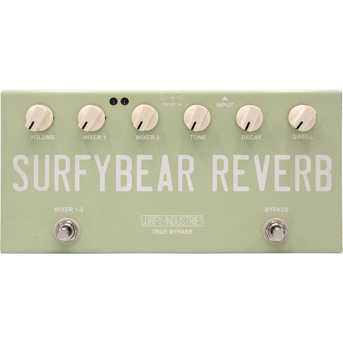 Surfy Industries Limited Edition SurfyBear Compact Tank Surf Green Rev — Truetone Music