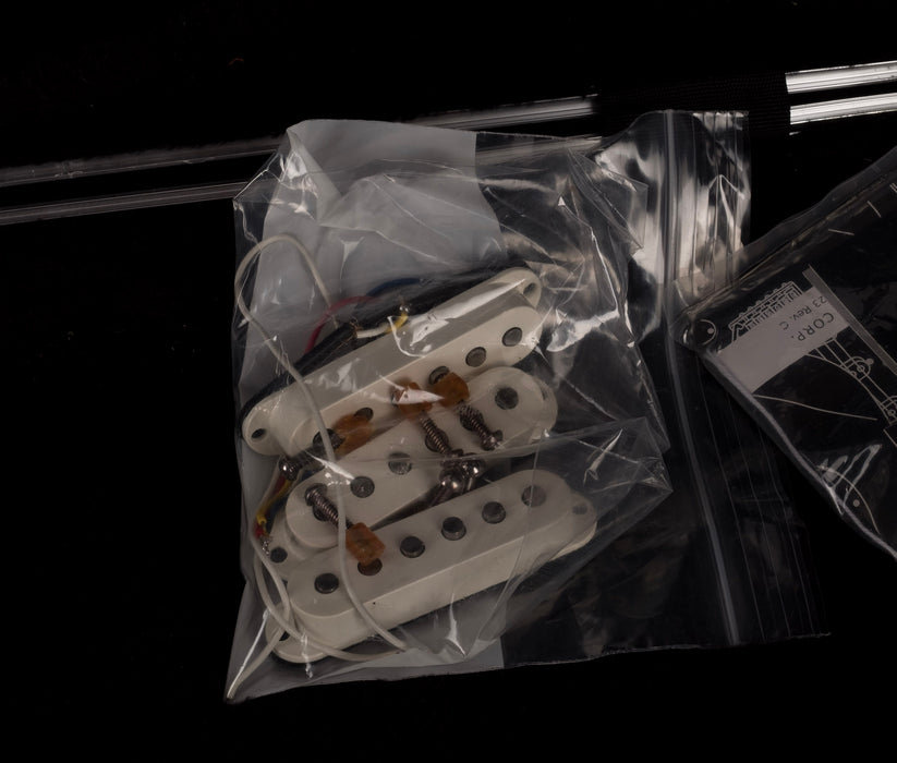 Used 2003 Fender American Stratocaster Seymour Duncan Pickups Olympic White With OHSC