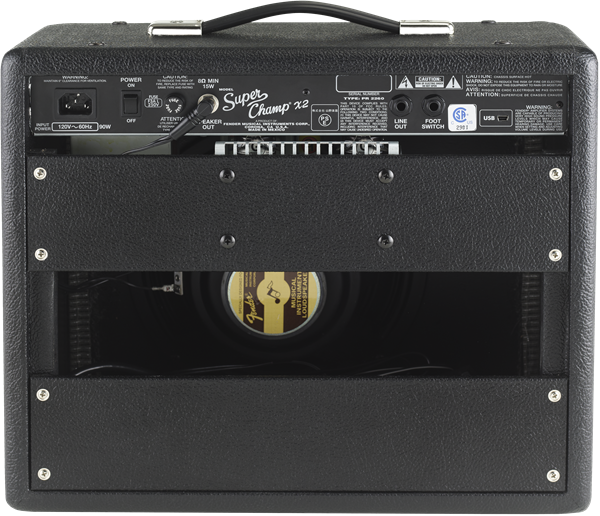 Fender Super Champ X2 15 Watt 6V6 Tube Combo Guitar Amplifier