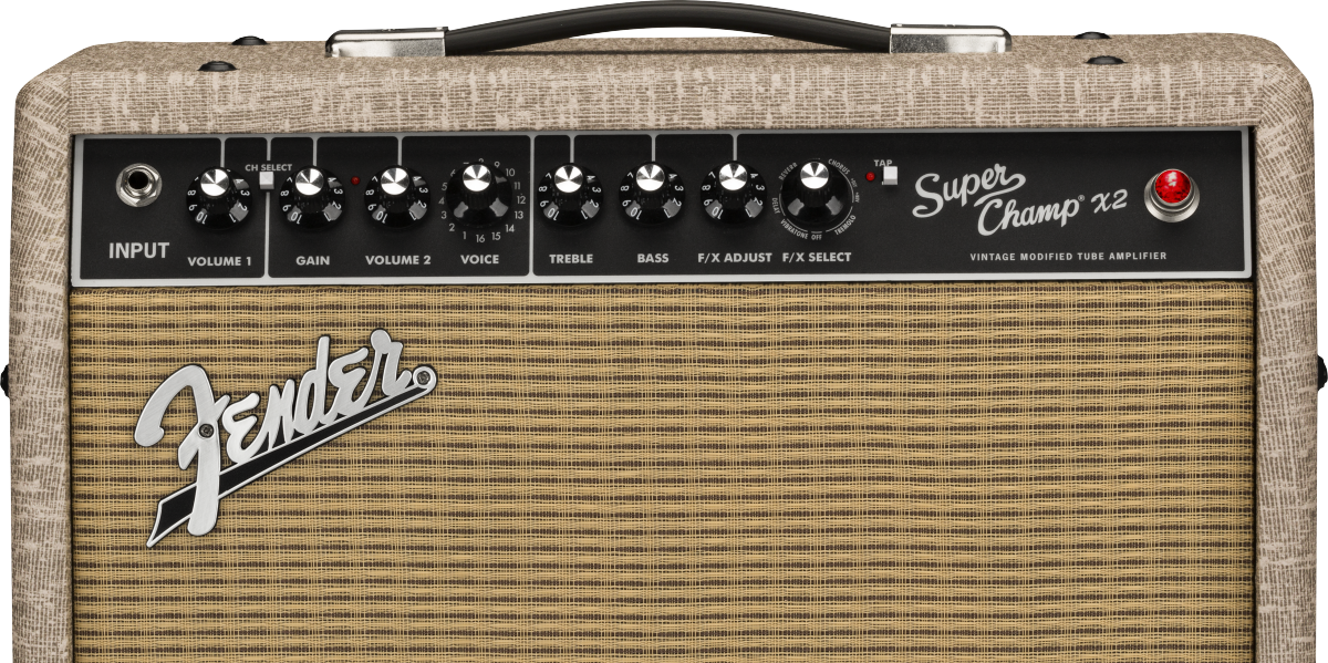 DISC - Fender 2020 Limited Edition Super Champ X2 Eminence Ragin Cajun Fawn Wheat Tube Guitar Amplifier