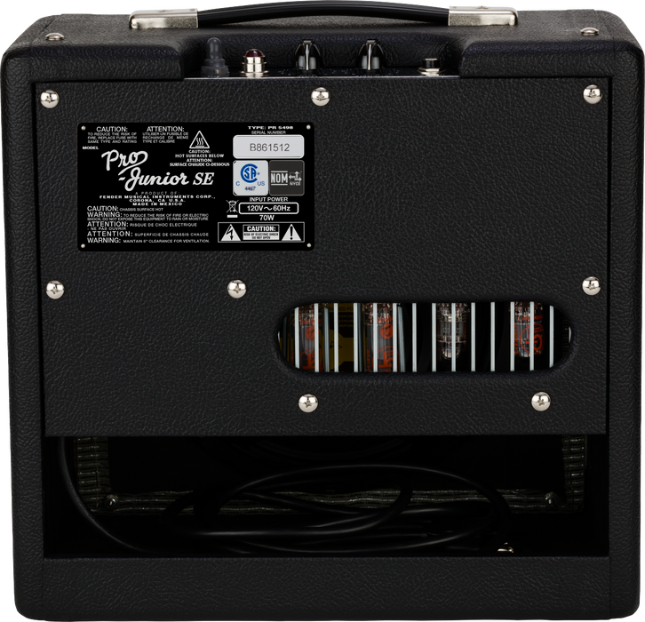 Fender Pro Junior IV SE Black 120V Guitar Amp Combo