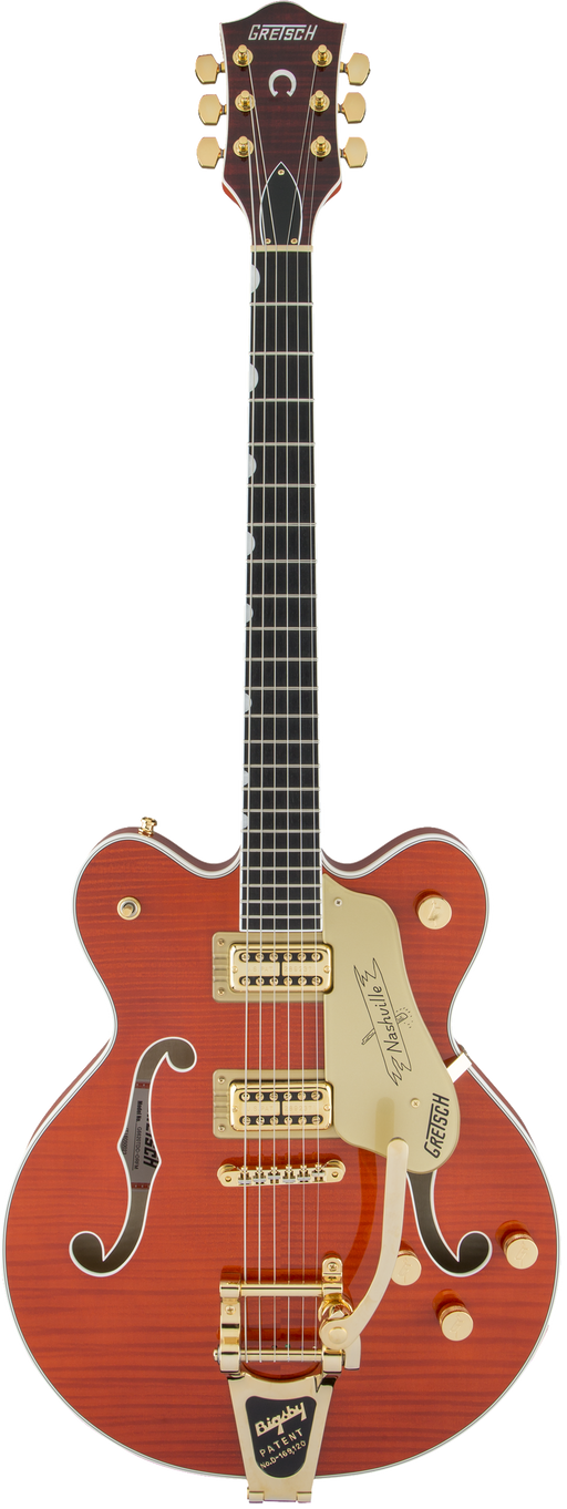 Gretsch G6620TFM Players Edition Nashville Center Block Double-Cut With String-thru Bigsby and Flame Maple With Case